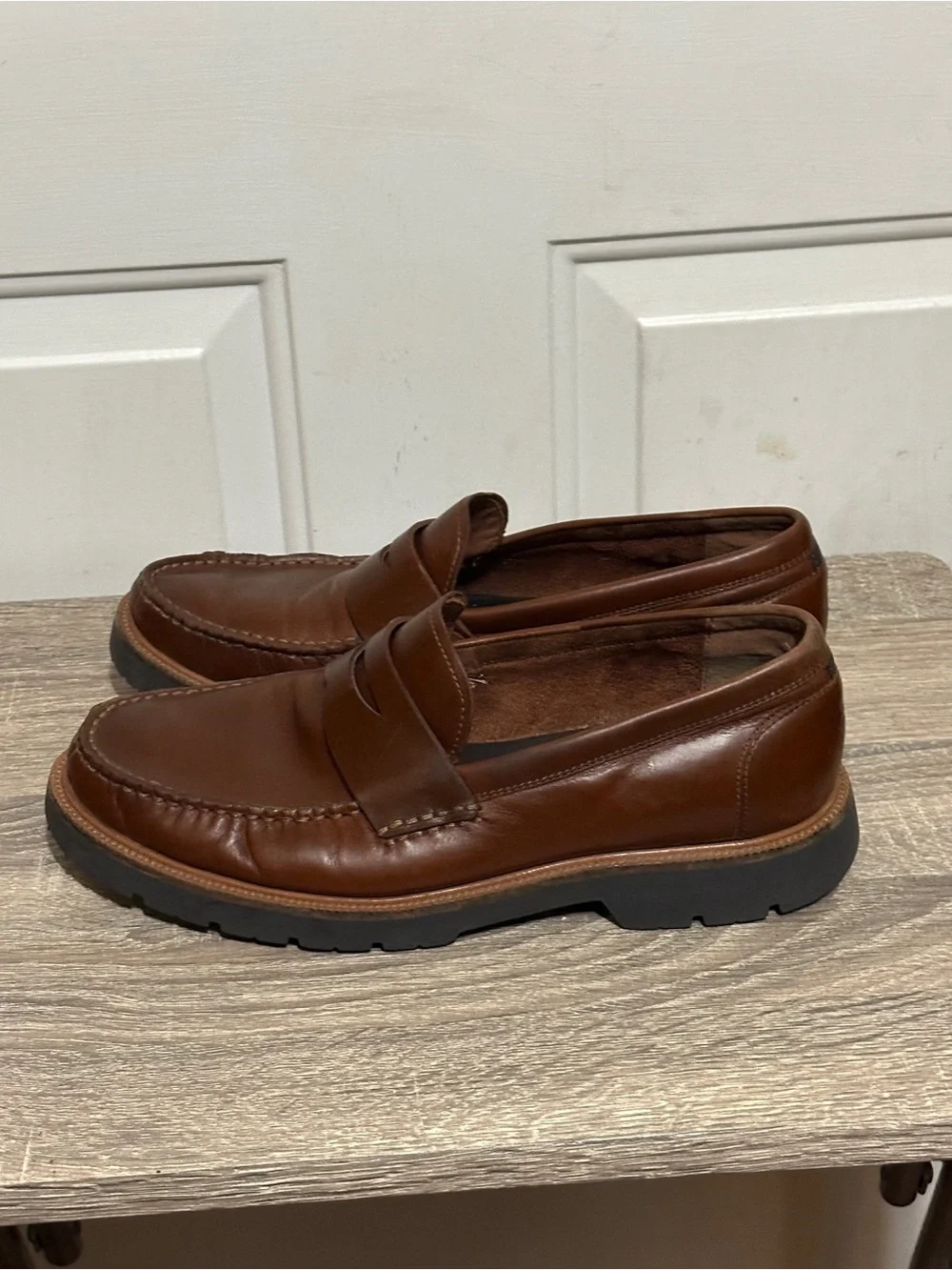 Cole Haan Men's American Classics Penny Loafers Brown C40892 Size 9.5M